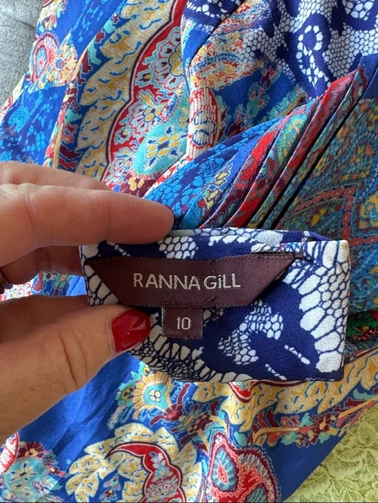 Anthropologie Ranna Gill 10 Boteh Maxi Dress - Picture 3 of 8